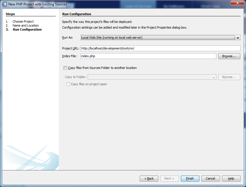 Run Configuration