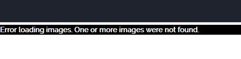 Error loading images. One or more images were not found.