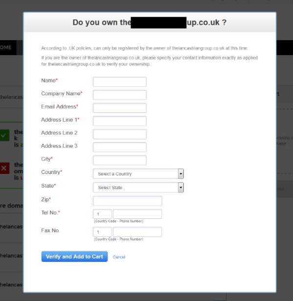 Do you own the domain